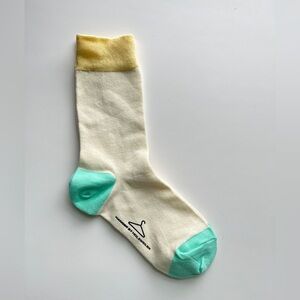 Hanger by Holzweiler Yellow and Mint Casual Socks